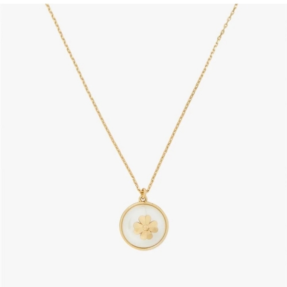 Kate Spade New York Gold Clover Pearl On Pearls Necklace